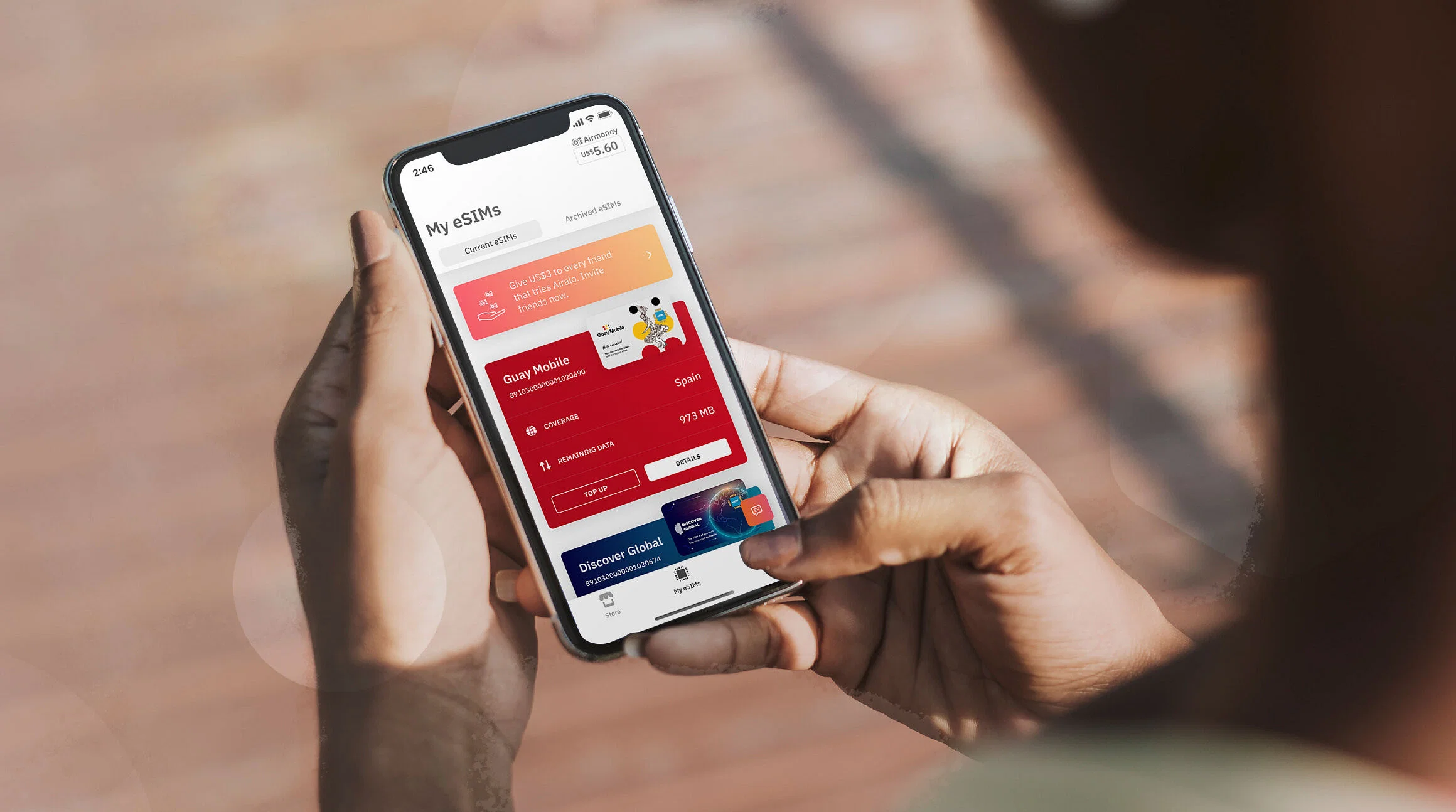 how to switch from esim to physical sim