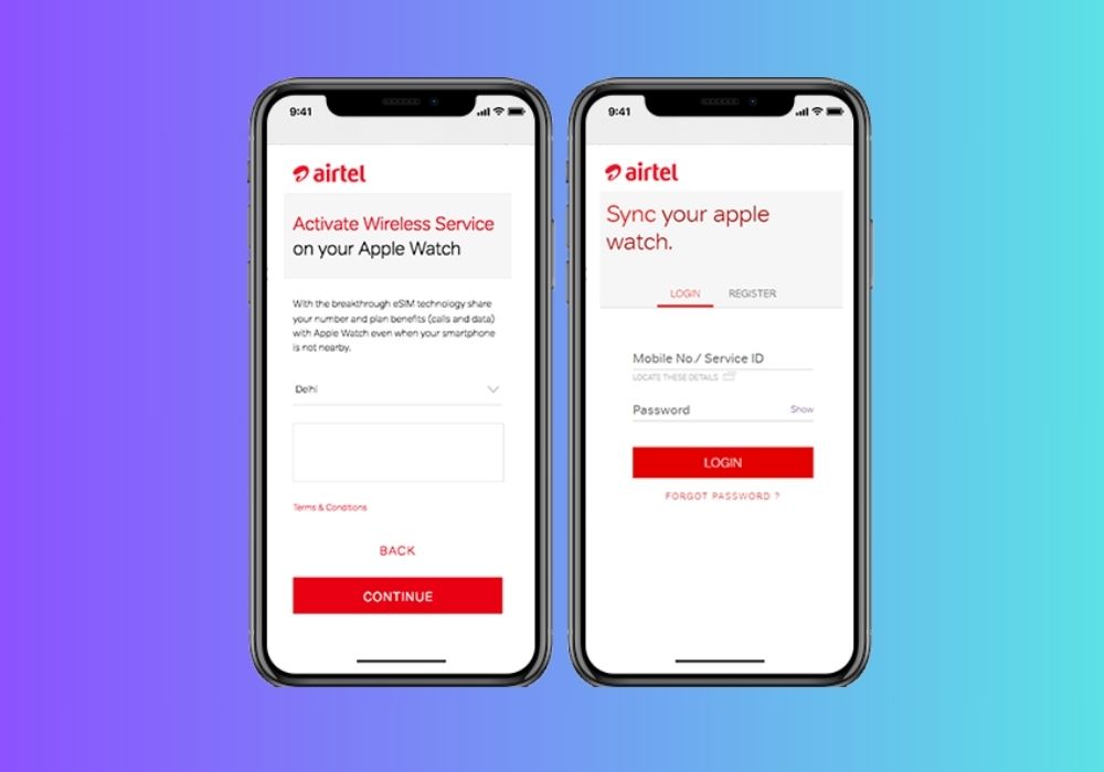 Activate eSIM on Airtel on your Apple SmartWatch