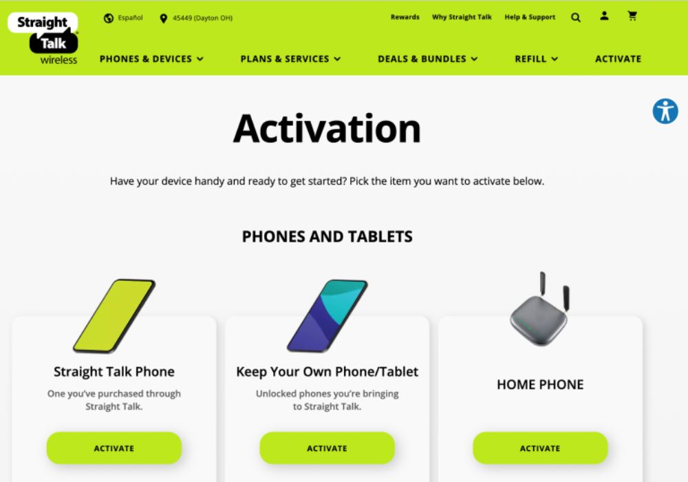 Straight Talk eSIM activation
