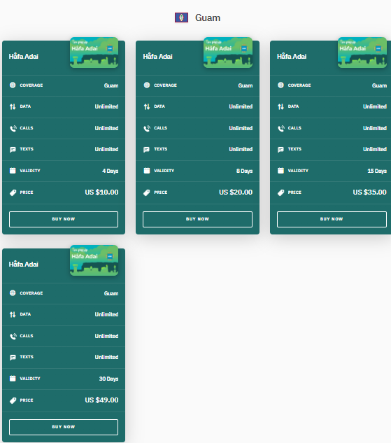best esim for guam