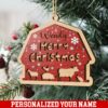 Personalized Farmer Ornament, All Over Printed 3.5 Inches 2 Layered Wooden Ornament, Christmas Decorations, Christmas Tree Ornaments, Farmer Themed Gifts EHUY170824
